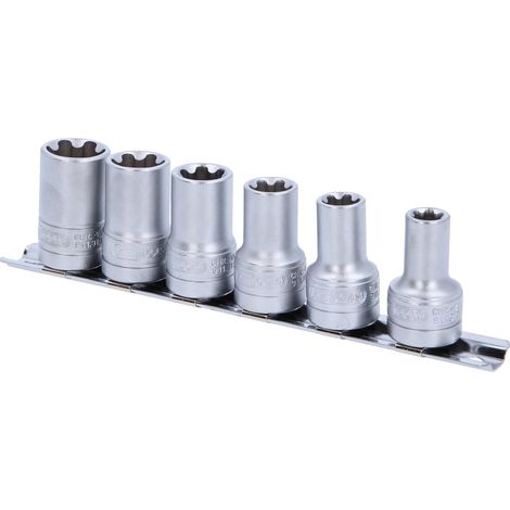 KS Tools 3/8 TX-E-Plus Stecknuss-Satz, 6-tlg, EPL10-EPL20 (1/2)