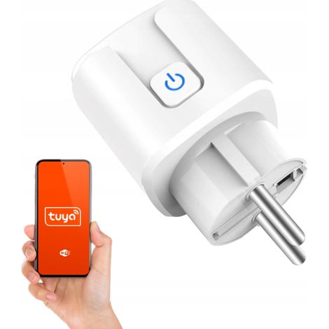 Prise intelligente avec wattmètre PV 260V 20A 4400W wifi tuya (1/5)