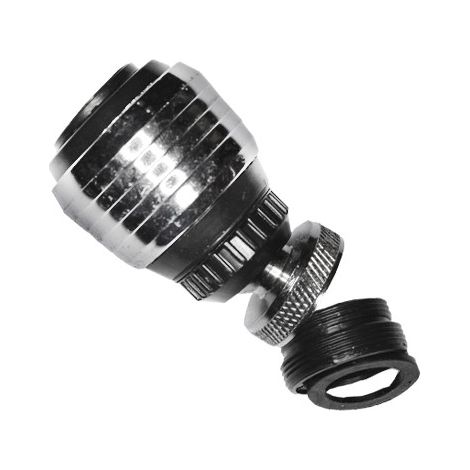 Atomizzatore-doccia regolabile con rubinetto filettato. 5,5 cm (confezione) - Metaltex