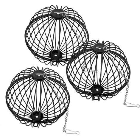 3pièces Lot de Boules Mangeoires pour Lapins Distributeur De Nourriture Suspendu pour Petits Animaux Et Oiseaux (1/5)