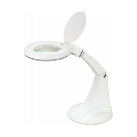MKC lampada da lavoro 15 led con lente 3 + 12 diottrie da tavolo MKC-137
