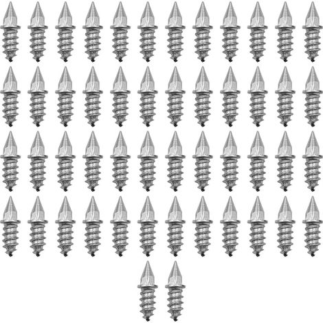 50Pcs Length 27 mm Tyre Bolt, Anti-Slip Screw Bolt, Car Tyre Stud Spikes Wheel Snow Chains for Car Vehicle Motorcycle Tyre