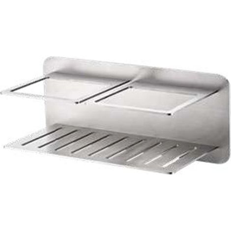 IMEX Portasapone frontal de acero inoxidable S304 con acabado níquel cepillado sistema magnetico para fijación modelo IMAN IMEX-ADI011-NQ (1/3)