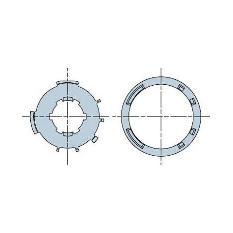 ERA M Adaptation profilé ZF54 et Deprat 53 roue + couronne NICE