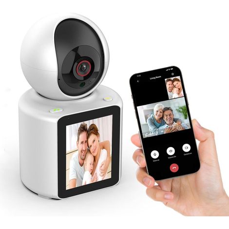 Telecamera IP WIFI con Videochiamata visione IR HD TF AUDIO DISPLAY LCD 2.8'' - c31 (1/5)