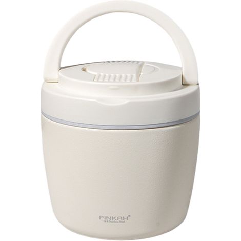 Boîte isotherme avec couvercle, chauffe-plats en acier inoxydable avec cuillère, thermos étanche, boîte à lunch isotherme pour soupes, purées pour bébé, porridge (1/5)