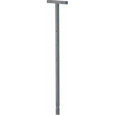 Poteau de poubelles à enfouir ARKEA gris manganèse 1200mm - ROSSIGNOL - 57041 (1/2)