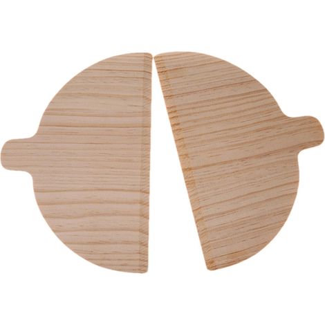 Planche à pizza,  pelle à pizza, ustensiles de cuisine, lot de 2 pales en bois, planches semi-circulaires pour la cuisson, spatule en bois de pin, accessoire de four pour servir et28170.4CM