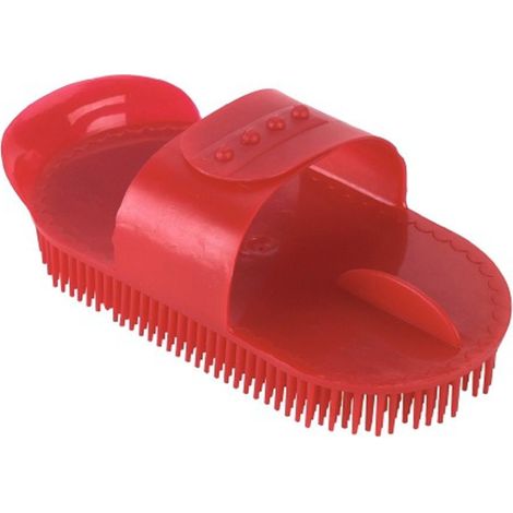 Busta di plastica Kerbl per cavalli, rosso, 17,5 x 8,5 cm
