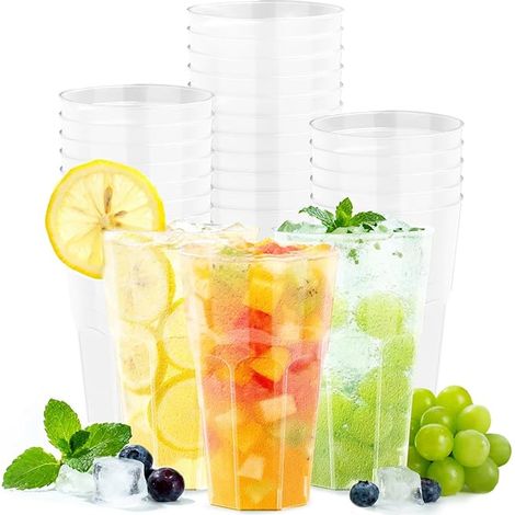 Reusable Cups, Hard Polypropylene Cups 40cl (1/2)