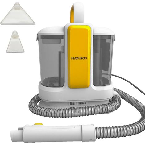 Mini nettoyeur portable en profondeur pour tapis et tissus d'ameublement, nettoyeur de voiture/automobile, avec outil autonettoyant HydroRinse et outil pour taches tenaces (1/5)