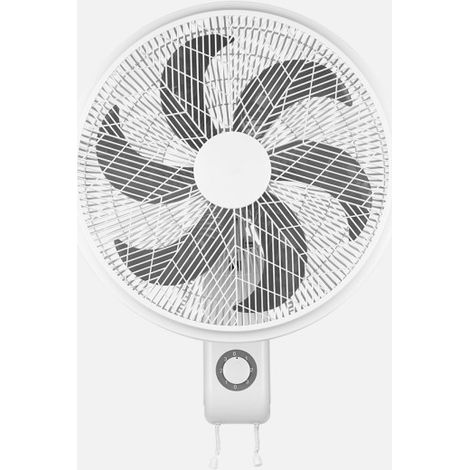 Ventilador Pared Amici 75w Blanco 3vel 6asp Oscilante y Orientab.65x52x30cm (1/3)