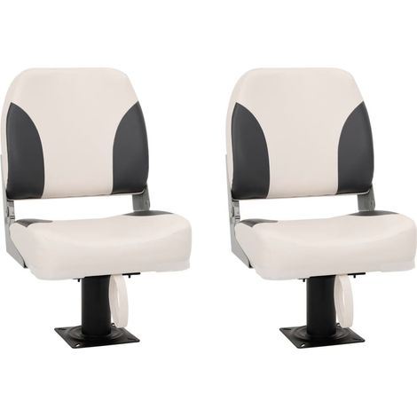Maison Exclusive - Sedili per Barca 2pz con Supporto Girevole 360°