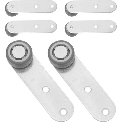 roulettes pour portes coulissantes en bois avec support anti (1/5)