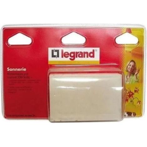 Legrand Campanello a Timbro Bianco 95 mm Compatto
