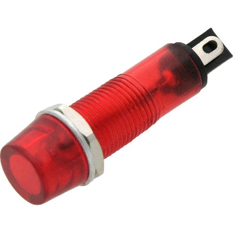 Luz indicadora roja de 6 mm/230 V CA