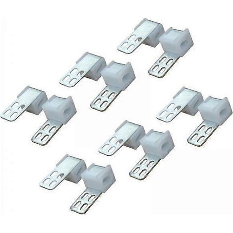 Kit de réparation de ressorts de canapé haut de gamme - Ensemble de 4 clips de support métalliques robustes pour meubles (1/5)