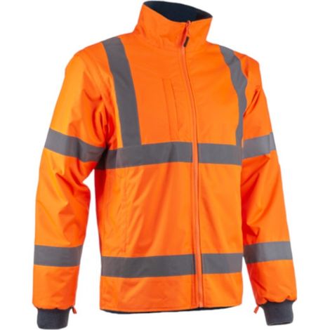Veste 2/1 hv 100% polyesther - Couleur : orange / marinee - Taille : S - COVERGUARD (1/4)