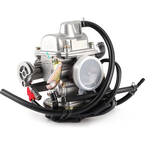 Accessoire de Carburateur 24 Mm 4 Temps GY6 PD24J, Remplacement pour VTT et Scooters 125 150 – Construction en Zinc et Fer, Pièce de Rechange (1/4)
