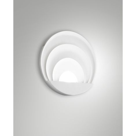 Sunrise Lampada da Parete a LED Integrato 29W 3240lm 3000K Bianco - Struttura in Alluminio Pressofusione IP20 Design Moderno ed Elegante