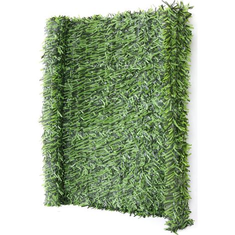 Balkonsichtschutz, Sichtschutz Windschutz Verkleidung für Balkon Terrasse Zaun 300x150cm Tanne hell (1/4)
