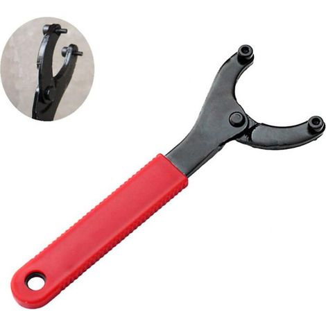 Outil de vélo à pignon fixe pour vélo de montagne Pièces de boîtier de pédalier de vélo Installation et retrait de la bague de verrouillage de roue libre Numéro chinois en forme de huit (1/2)