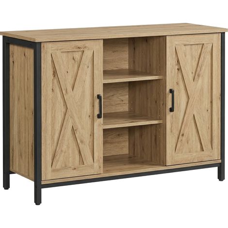 Credenza Industrial Loft Artisan in Legno e Acciaio (1/5)