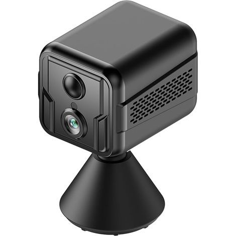Zeerkeer Caméra Surveillance WiFi 1080P, Vision Nocturne Infrarouge, Détection PIR Mouvement Humain, Batterie 2800mAh, Audio Bidirectionnel, Cloud & Micro SD, Caméra IP Intérieure (1/5)