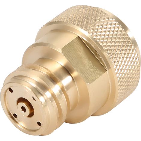 Ortviai Adaptateur CO2 en laiton doré pour machine à eau pétillante Sodastream – Compatible avec bouteilles de paintball standard (1/3)