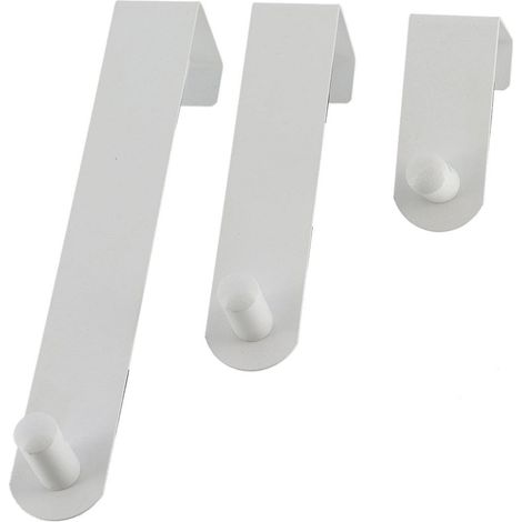 Set di 3 portaoggetti in acciaio inox - bianco - Tendance (1/2)