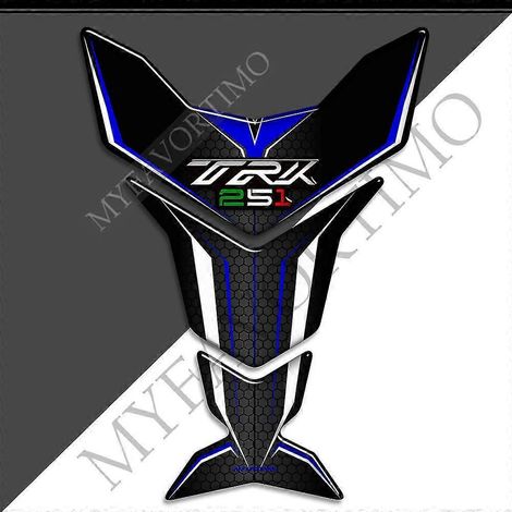 Kit de protection pour réservoir d'essence, de carburant et de protection pour casque et genoux de moto Benelli TRK251 Adventure (TRK2511) - Autocollants inclus (1/5)