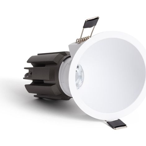 Foco Downlight LED 9W / 12W Cónico inclinación 20º Areni Corte Ø 85 mm 4000K Blanco Blanco Neutro 12 W (1/5)