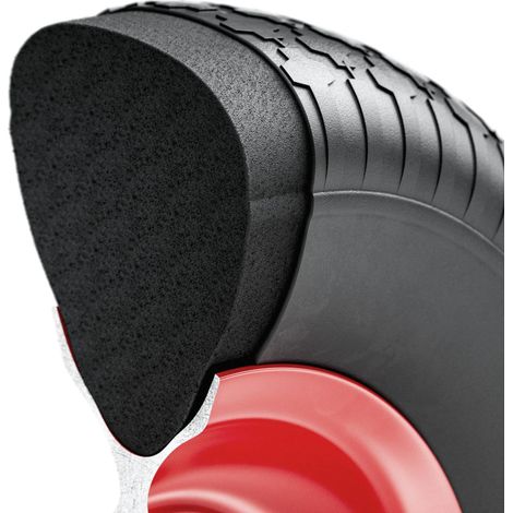 Puncture proof wheelbarrow wheel pu foam 390mm diameter (1/5)