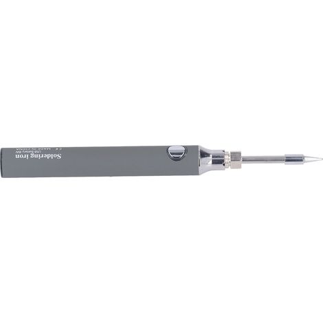 Fer à souder USB sans fil portable, outil de soudage électrique à 3 vitesses avec voyant lumineux gris (1/4)