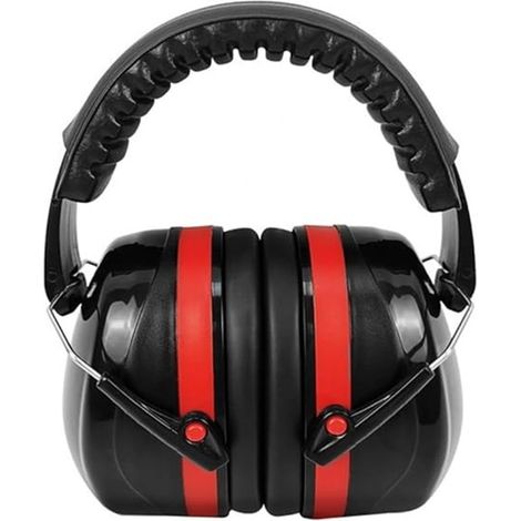 Casque anti-bruit pour batteurs - Protection auditive - Isolation acoustique supra-auriculaire - Portable et confortable - Noir - Caches-oreilles batterie (1/5)