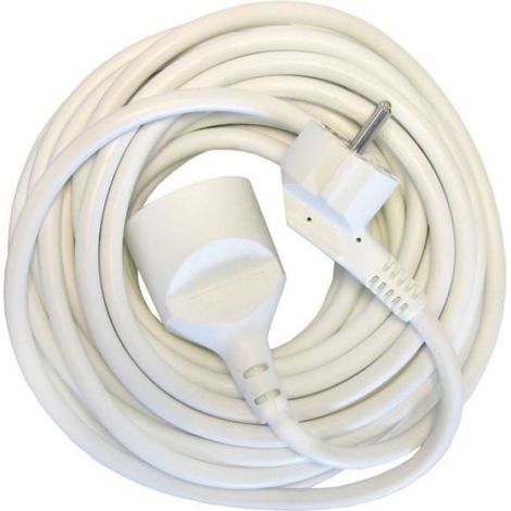 Prolongateur HO5VVF 3 x 1,5 mm²- 10 m - Blanc (1/2)