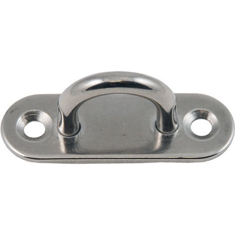 Platina de Ojo de Acero Inoxidable 45x15mm øfil 5mm 360kg Uc2 - Chapuis