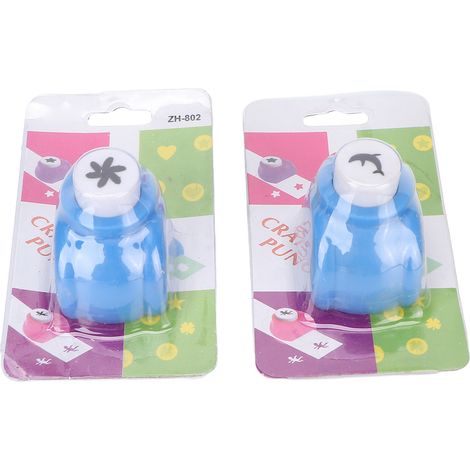 Lot de 2 perforatrices à trous miniatures pour loisirs créatifs, idéales pour les enfants et les adultes, ainsi que pour le scrapbooking et les travaux manuels. (1/5)