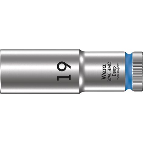 Wera 8790 HMC Deep Steckschlüsseleinsatz mit 1/2"-Antrieb, 19 x 83 mm (1/5)