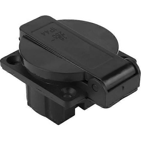 Prise industrielle étanche noire de style allemand pour générateur 250 V 16 A (1/5)