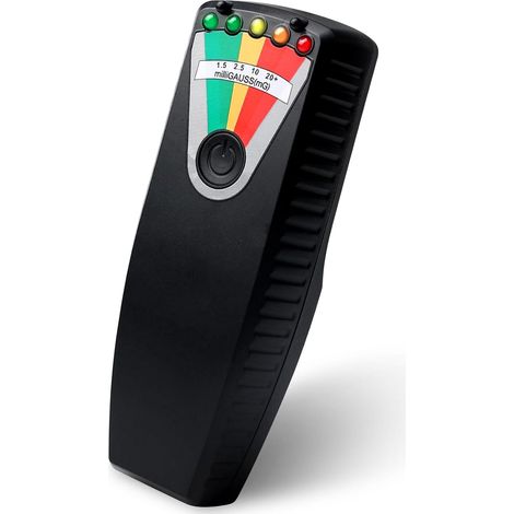 Détecteur De Champ Electromagnétique, K2 Emf Détecteur, 5 Led, Testeur D'Équipement Paranormal Avec Batteries De 9 V, K2 Emf Meter Détecteur De Rayonnement Pour Bureau, Maison, 50hz-20000hz, Noir (1/5)