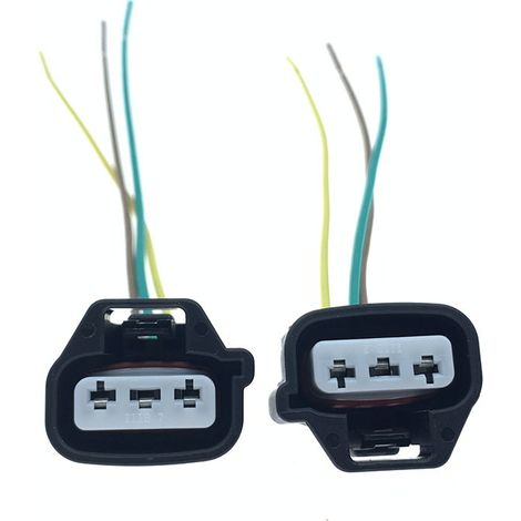 Compatible with the wiper and washer motor connectors of Toyota Reiz, Camry, Yaris, Corolla and Lexus -- JB1790-3P