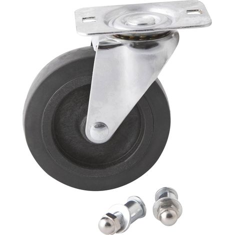 Roue pivotante ø77x20mm pour chariot de visite EG 0106 - SA 3205 - CLAS Equipements