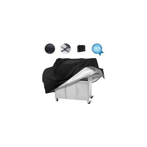 Housse de protection pour barbecue étanche 145 x 61 x 117 cm – Tissu oxford 420D résistant aux UV – Ourlet élastique pour maintien (1/5)