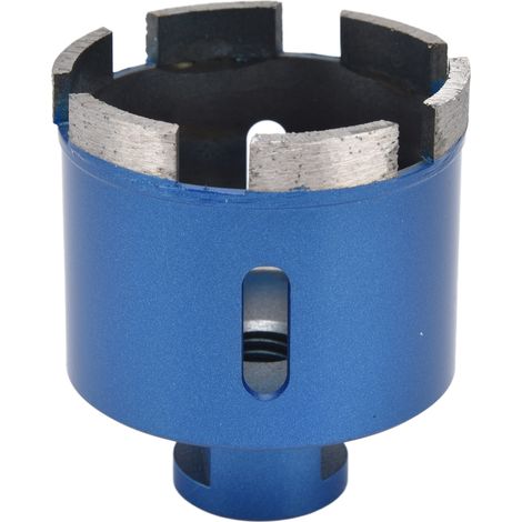 Perceuse à marbre de 60 mm : outil de perçage rapide avec conception optimisée pour l’évacuation et la coupe des copeaux, permettant un gain de temps. (1/5)