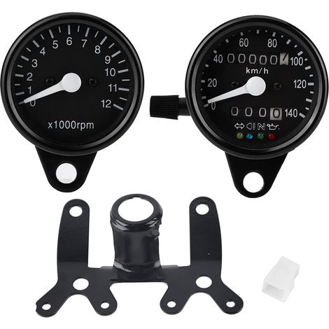 Compteur de vitesse électronique mécanique à double instrument pour moto, compteur kilométrique, pour CG125, GN125