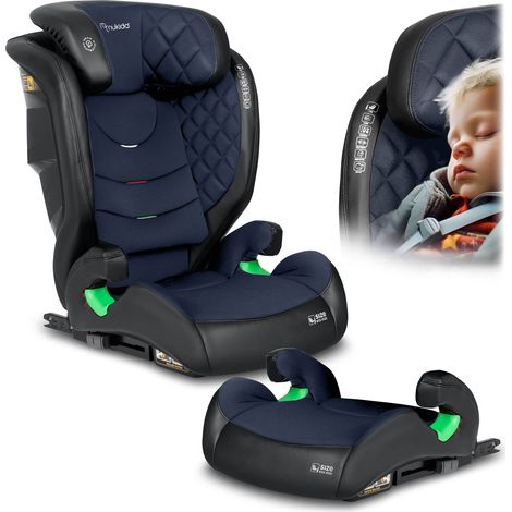 Seggiolino auto Nukido Louis, nero e blu navy, 15-36 kg ISOFIX (1/5)