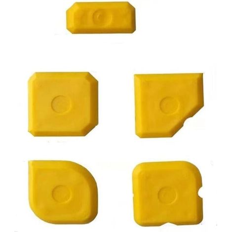 5-teiliges Set zum Glätten von Fugen, Schaber für Silikon- und Acrylfugen (1/4)