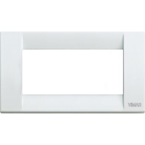 VIMAR - 16734.01 Plaque d'immatriculation classique 4M blanche