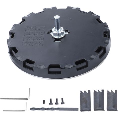 Kit de Fraises à Couronne pour Bois et Plastique, Diamètre Ajustable 45-130mm, Fraises Remplaçables (1/5)
